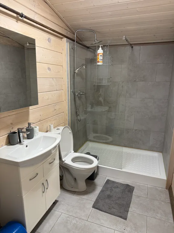 Дом из клееного бруса с панорамным видом