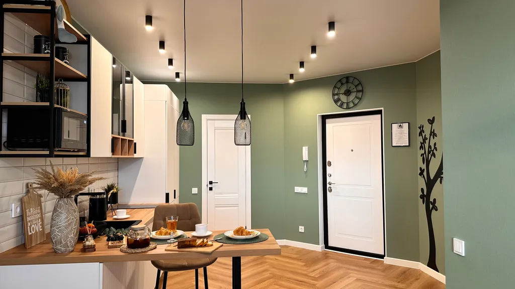 Евродвушка около МЦД-3, с видом на парк