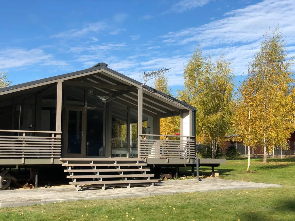 Дом носорога с камином