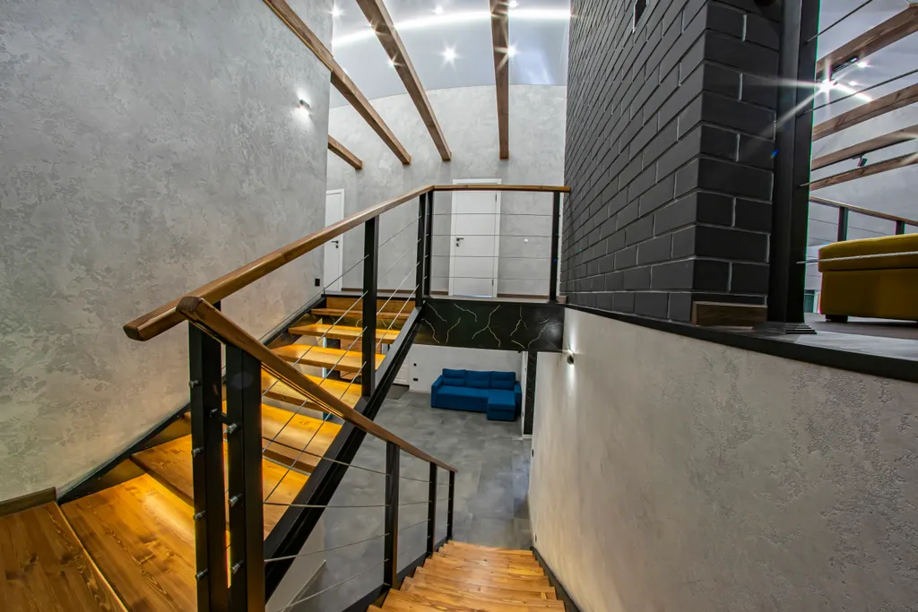 Просторный коттедж Лофт-хаус для большой компании с бассейном и сауной