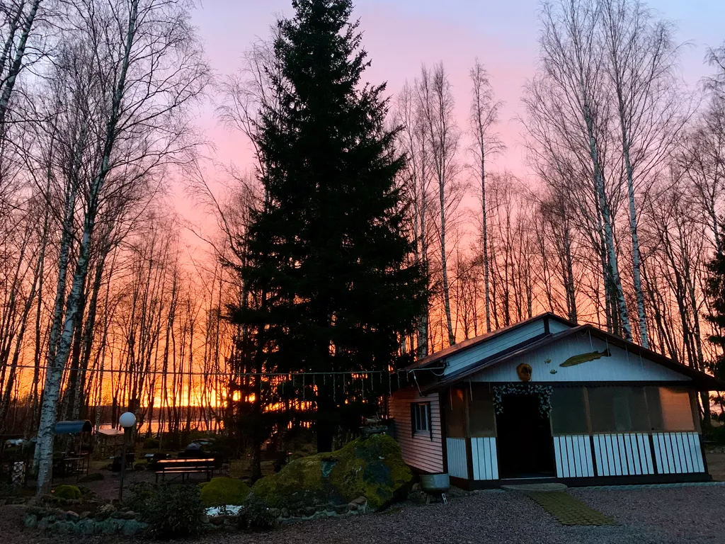 Дом с горячей купелью рядом с Выборгом