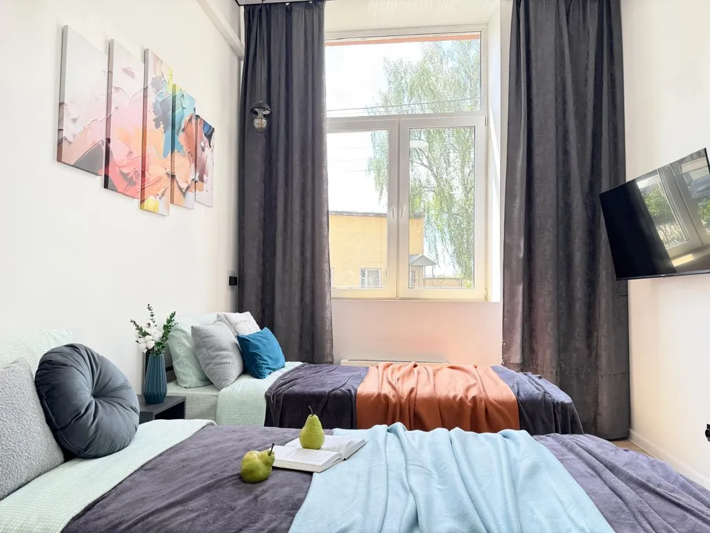 Уютная студия с дизайнерским ремонтом в Звенигороде