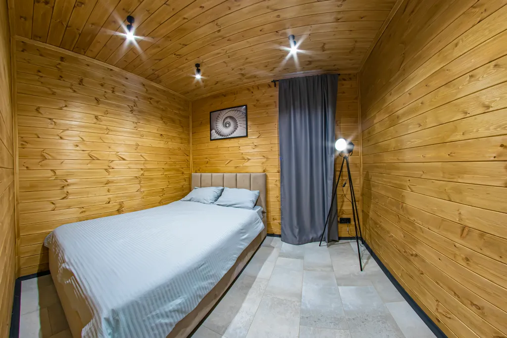 Дом с с чаном и сауной в сосновом лесу "Барн-хаус 2"