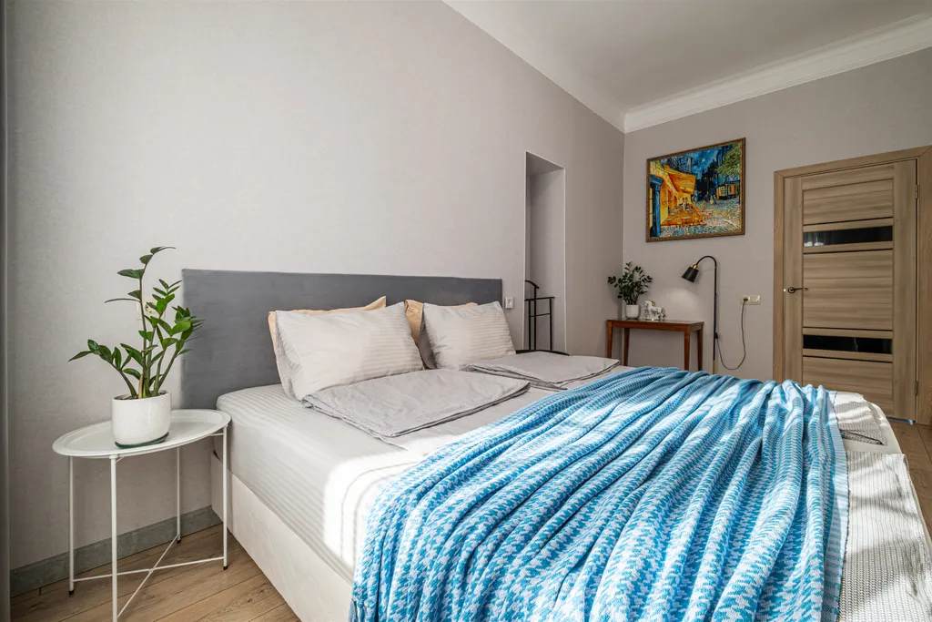 Квартира в центре с видом на лес.