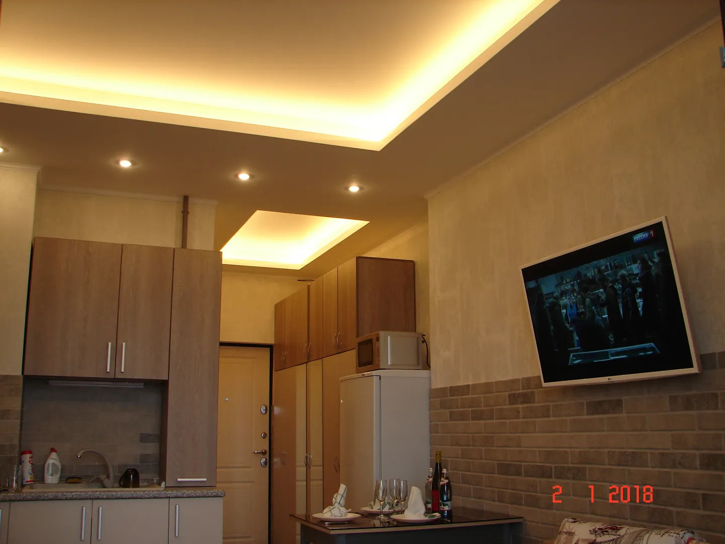 LED подсветка потолка