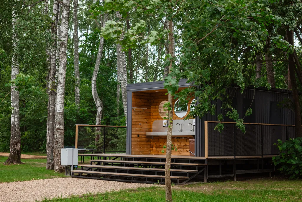 Дом-Куб на берегу Истры до 4-х человек