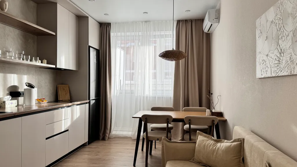 3-комнатная квартира в стиле ваби саби, рядом с японским садом