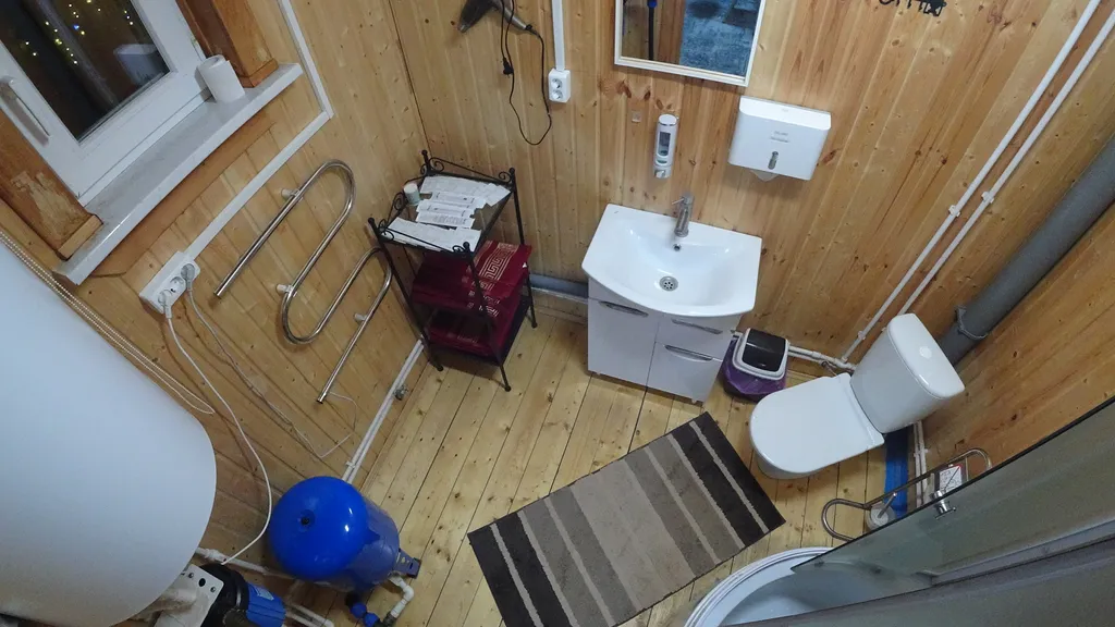 Остров Аннушки - уютные домики у реки