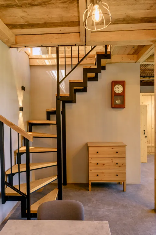 Дом-шале с печью-камином