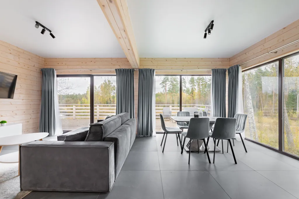 Коттедж с прямым видом на озеро