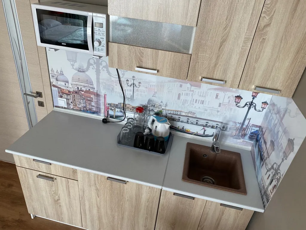 Квартира Квартира Студия двухместная с кухней, балконом, есть доп.место — Анапа