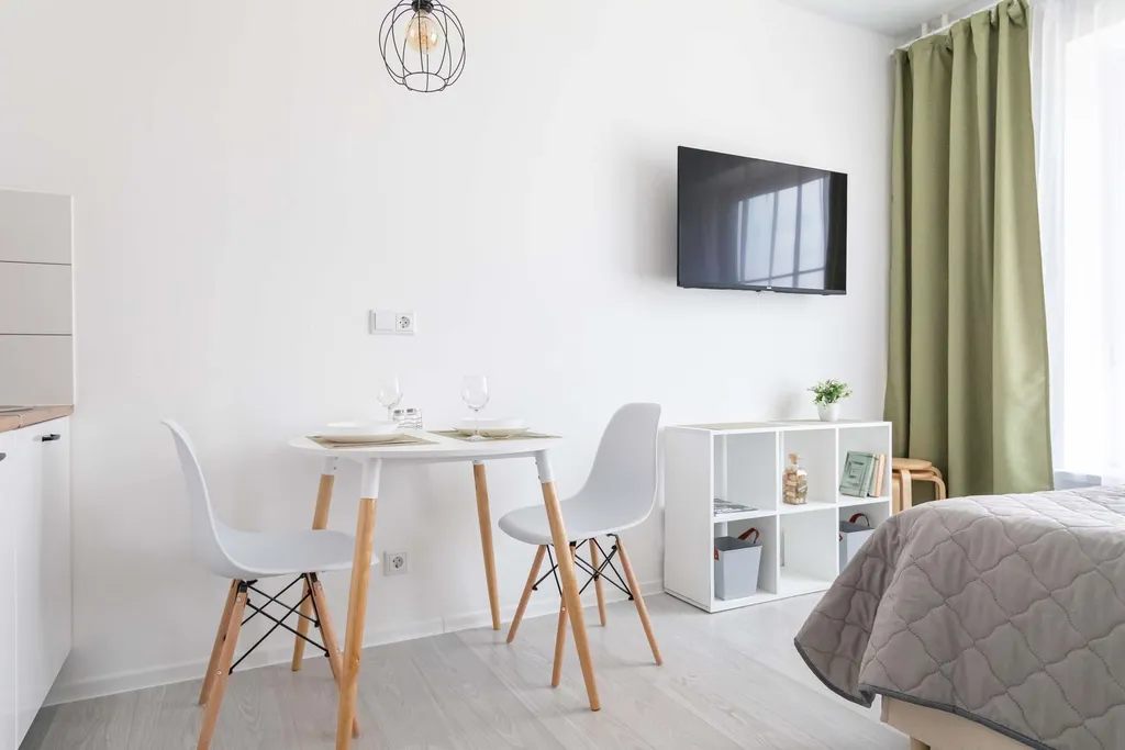 Квартира Апартаменты у метро Некрасовка Green Beige — Москва