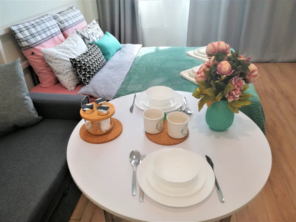 Студия loft с балконом