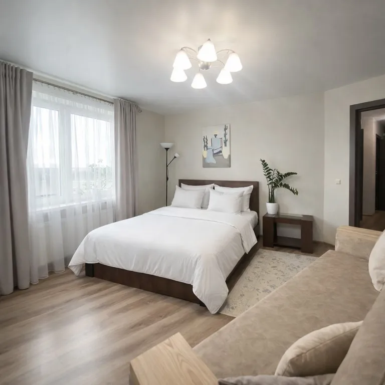 Уютная квартира в новом доме с большой парковкой