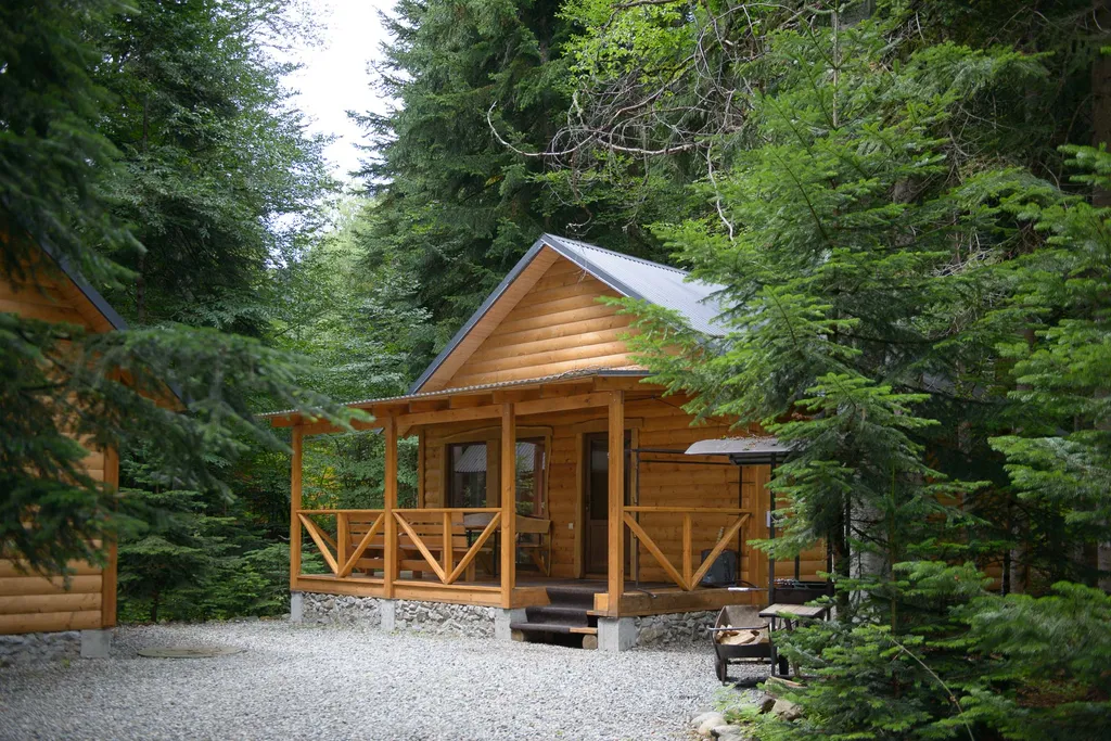 Коттедж Шале с двумя изолированными комнатами — аренда посуточно в Архыз