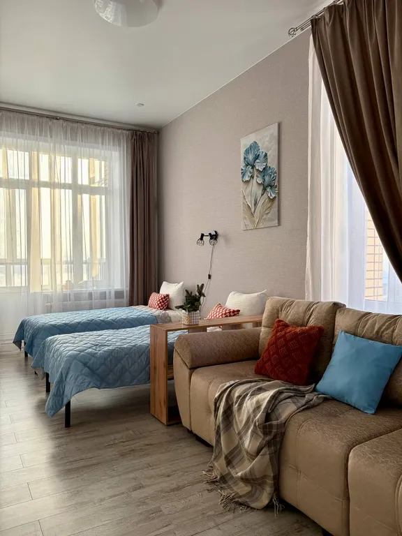 Новая просторная двухкомнатная квартира