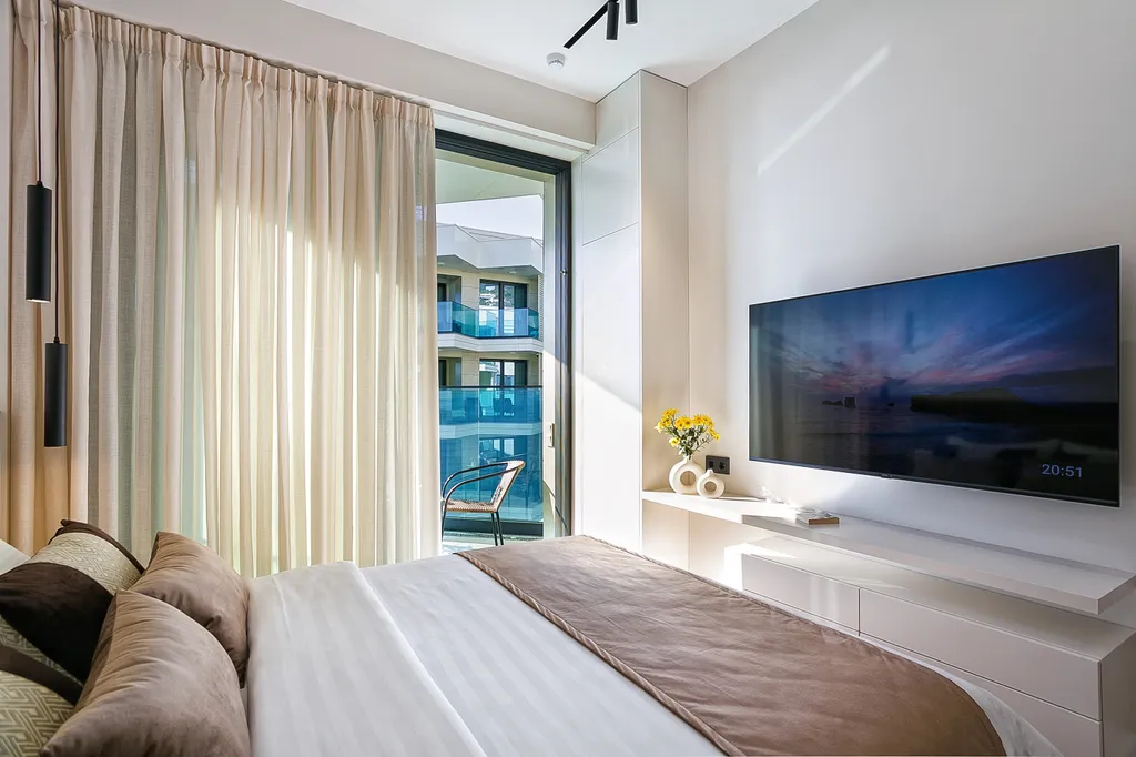 Стильная квартира Чайка с видом на море