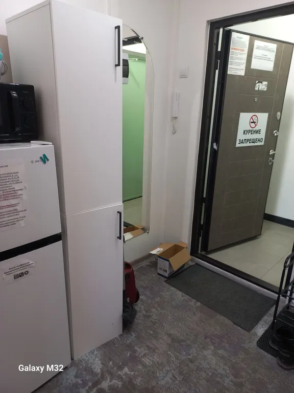 Уютная студия с видом на реку Иртыш