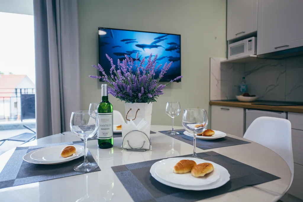 Квартира Olive marine resort с видом на море и большой террасой