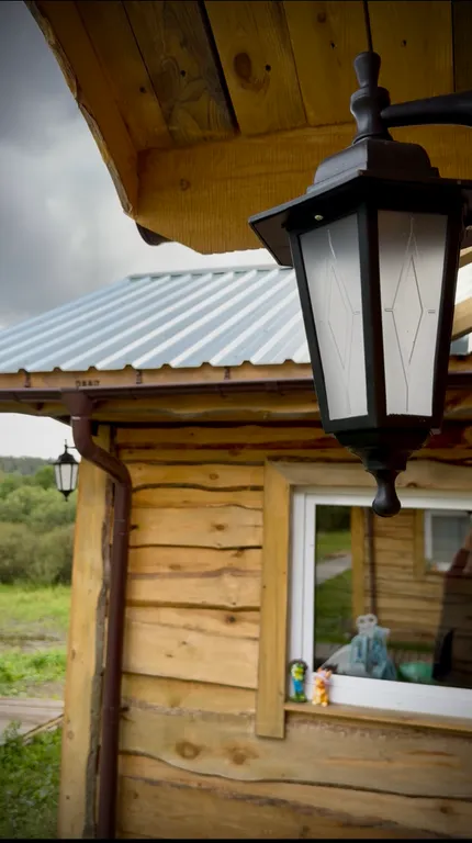 Дом с баней в лесу