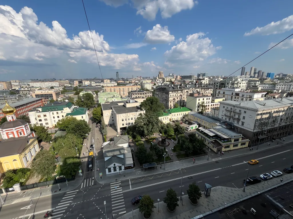 Квартира Квартира у метро Полянка, Панорама Замоскворечья — Москва