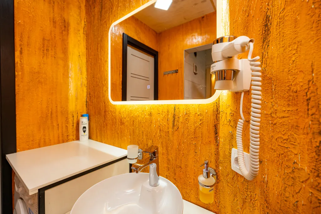 Двуxурoвнeвая студия с сауной Oгонь-Вода