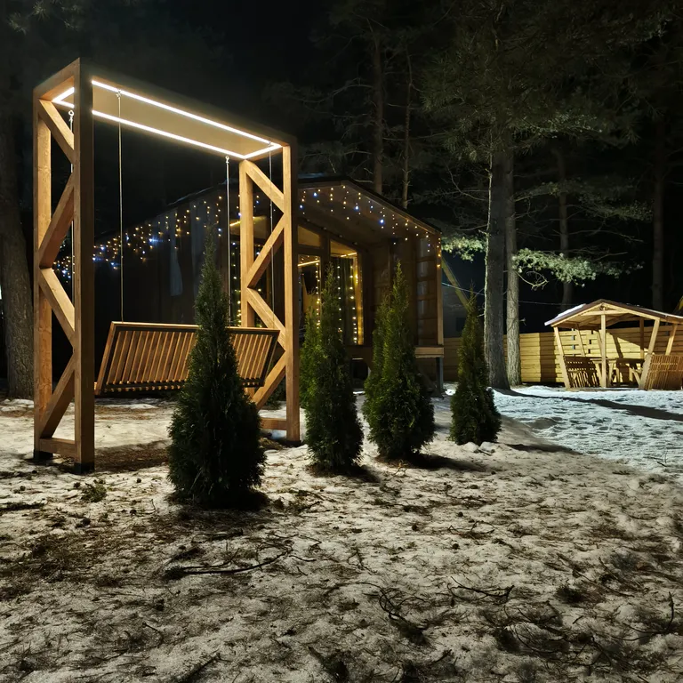 Коттедж Новый уютный дом в хвойном лесу вблизи поселка — Архыз