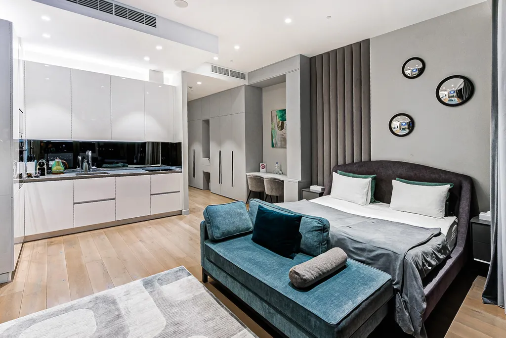 Уютное гнездышко с кинотеатром 54й этаж, Neva Tower