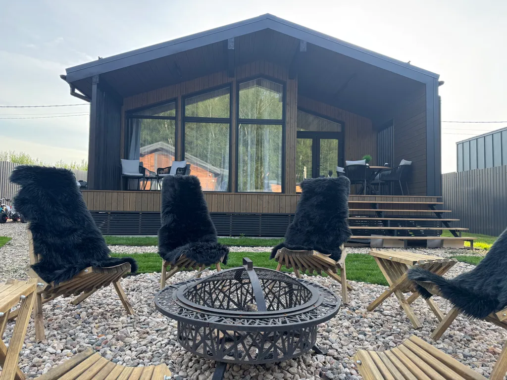 Дом для отдыха с семьей, с сауной и чаном