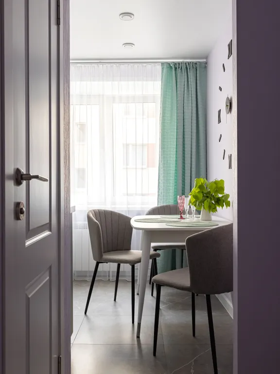 Дизайнерская квартира "Фламинго" рядом с лесом в Зеленогорске