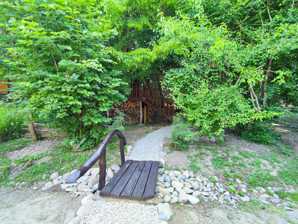 Шале с видом на лес и горы