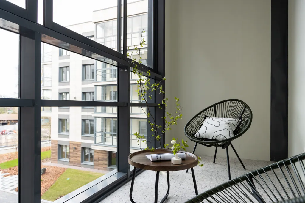 Однокомнатная квартира в лесу