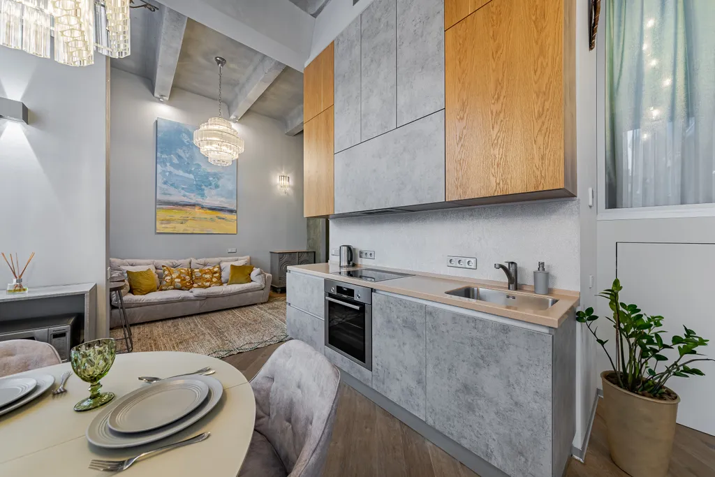 Квартира Квартира Дизайнерский лофт на Бауманской — Москва