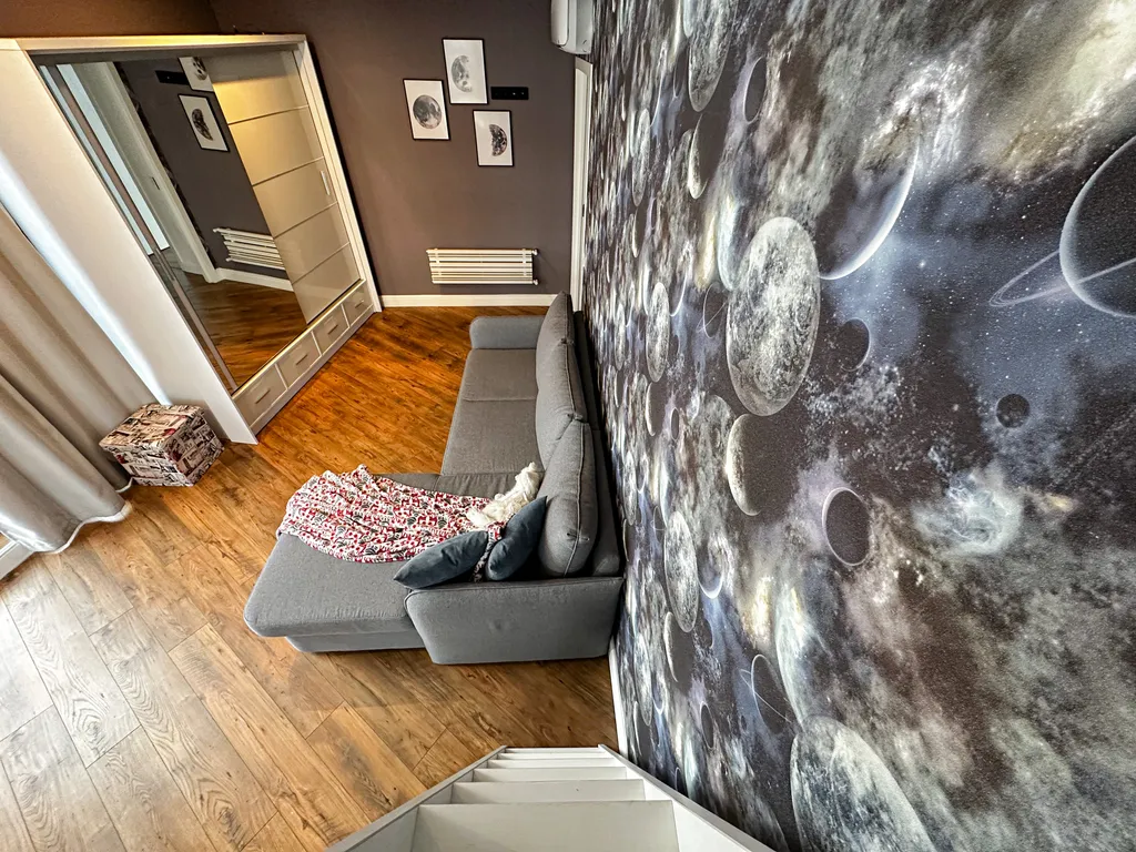 Geometry - просторная квартира с панорамным видом на реку в центре