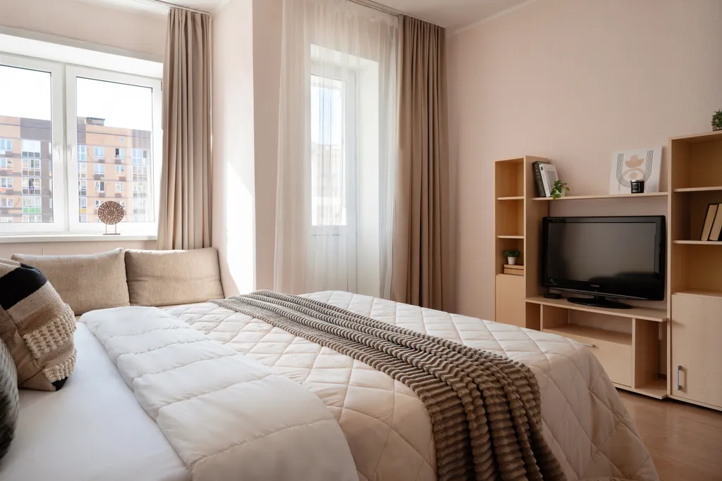 Просторная студия в пригороде Лесное