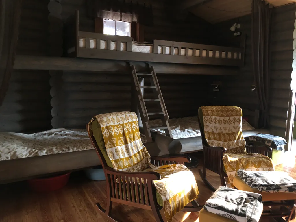 Шале в Карелии с баней на берегу озера