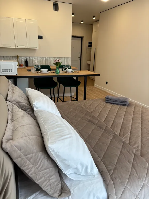 Квартира-студия с дизайнерским ремонтом