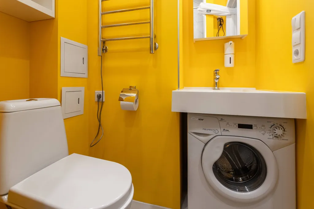 Yellow studio by the sea