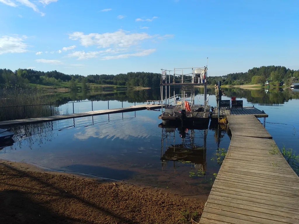 Коттедж Дом с баней прямо на берегу озера Селигер — Заборки
