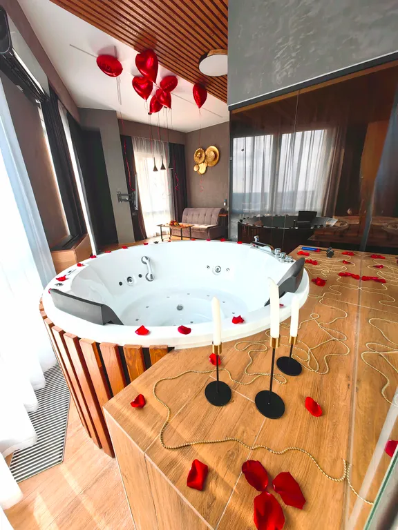 Квартира Апартаменты с большой джакузи и камином — аренда посуточно в Видное