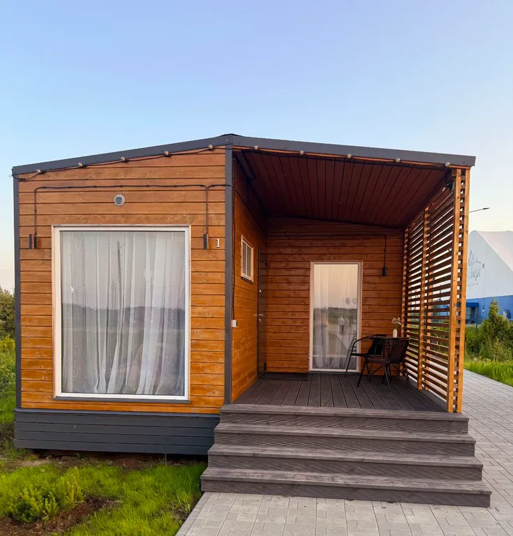 Уютный семейный гостевой домик для 2 взрослых + 2 детей за доп плату