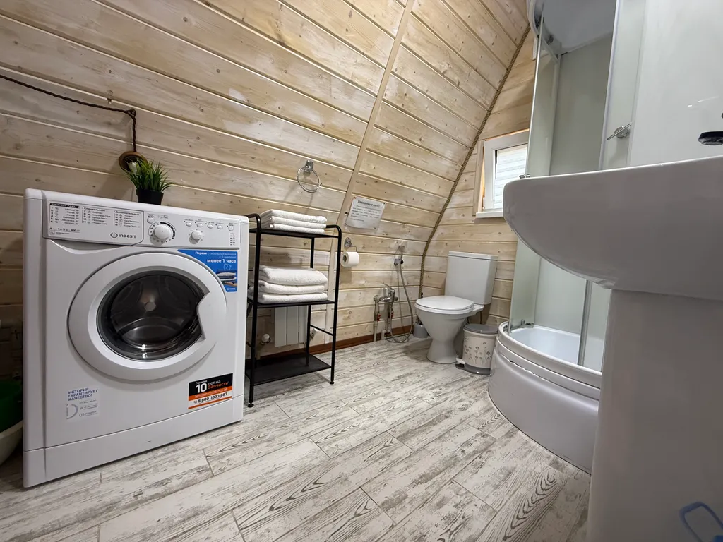 А-Frame домик с видом на гору Чегет