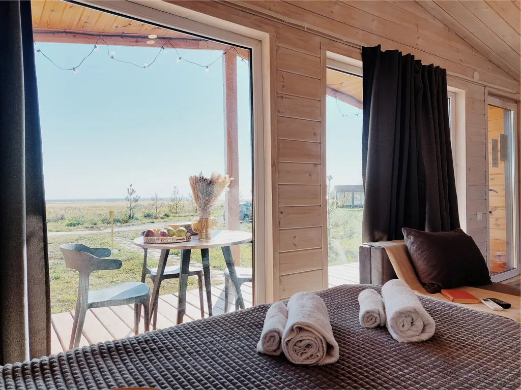 Уютный домик с видом на Камское море