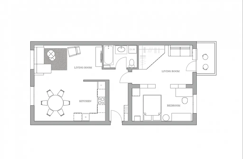 Квартира Квартира Евродвушка с видом на Кремль — Москва