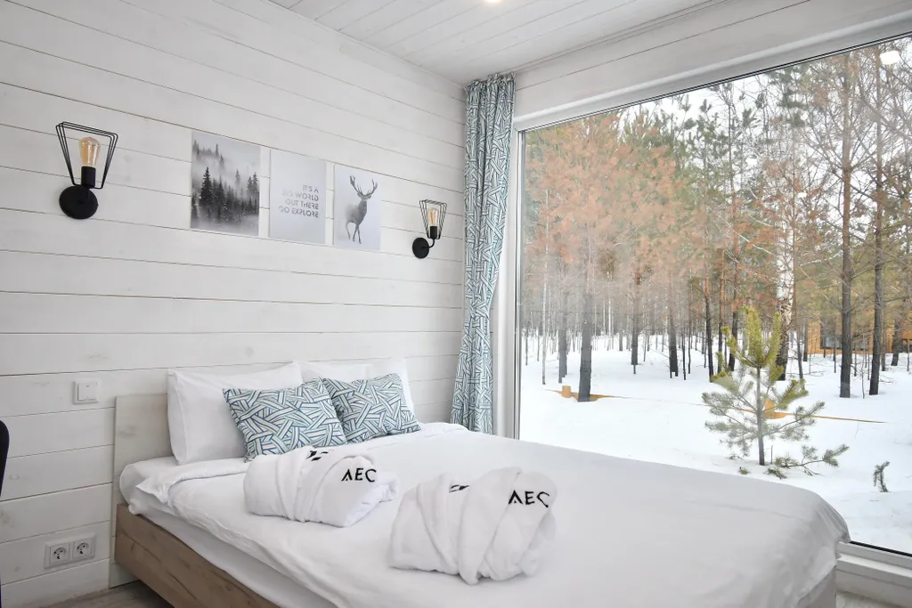 Двухместный 1 домик в лесу