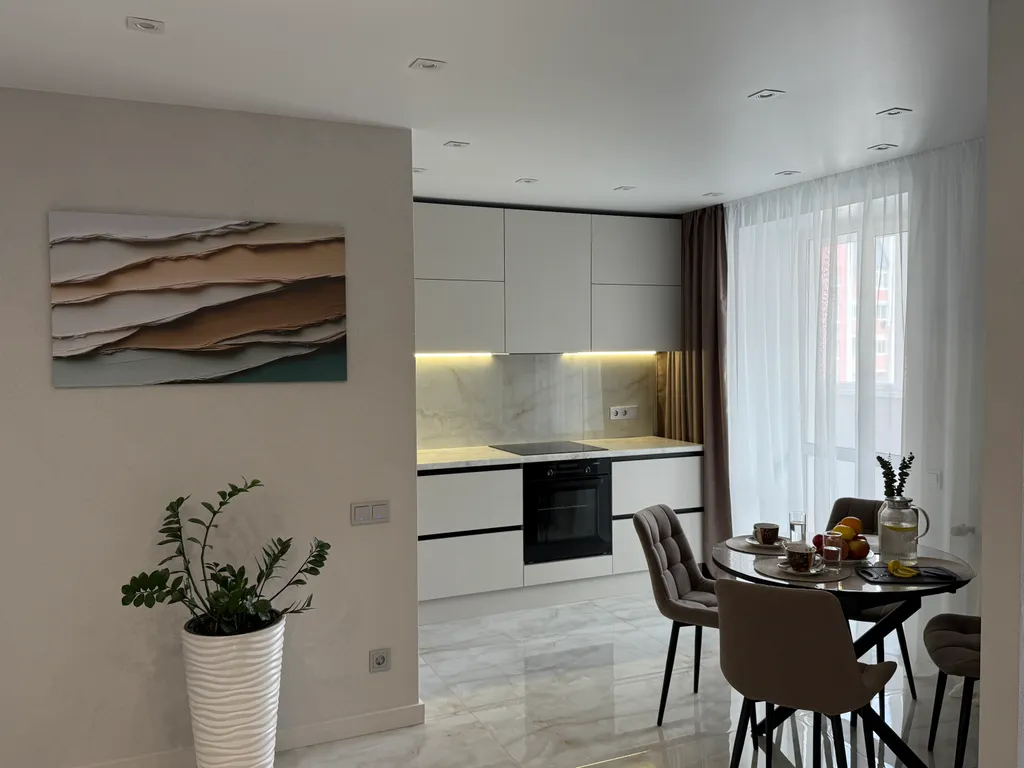 Современная дизайнерская квартира Гармония пространства