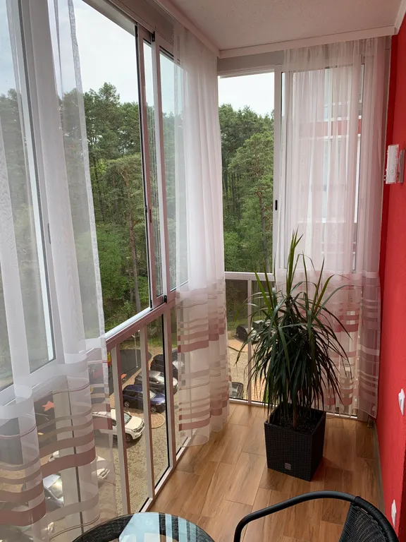 Апартаменты у озера тихое, с видом на лес