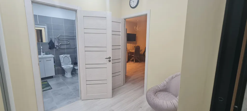 Уютная квартира-студия в новом ЖК недалеко от центра города