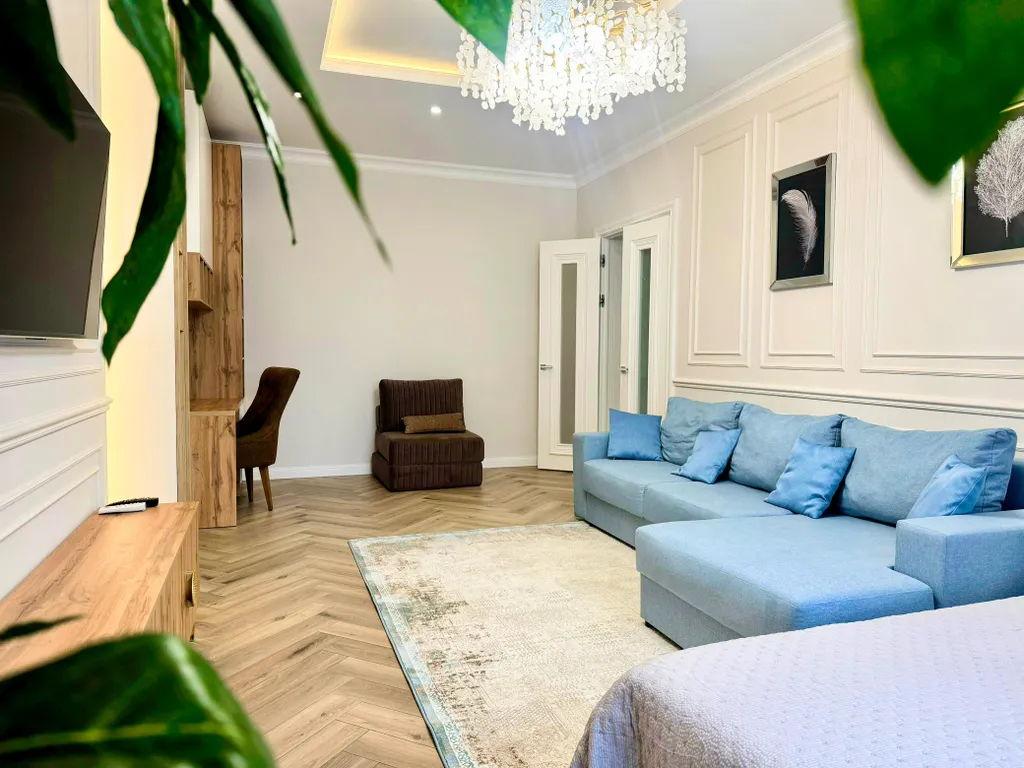 Квартира Open line amir, 2 комнаты с видом на сад — Алматы