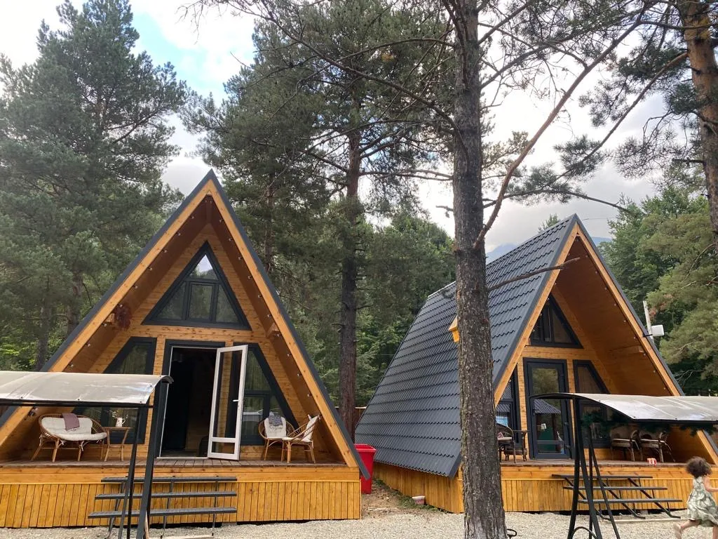 Коттедж Коттедж Новый Афрейм в горах Архыза — Архыз